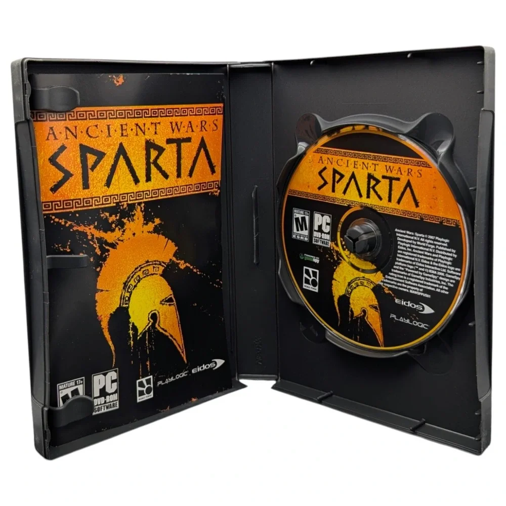 Ancient Wars Sparta PC DVD ROM Game Eidos‎ Playlogic Rated M Complete